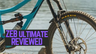 Rock Shox Zeb Ultimate reviewed among 4 bikes [upl. by Yrrak]