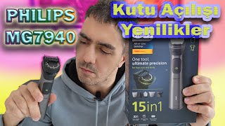 Philips MG794015  Şarjlı Saç Sakal Traş Makinesi  YüzSaçVücut MG795015 [upl. by Egon769]