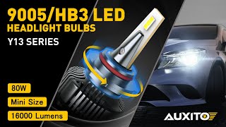 AUXITO 9005 LED Light Bulbs  Run on DC 12V24V 40W and 8000lm per bulb [upl. by Hamish]