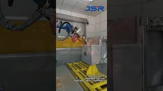 Application of robot welding system combined with seam finding and seam tracking [upl. by Emorej364]