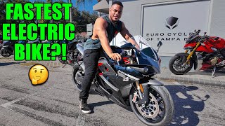 Energica Ego First Ride amp Review 🔋 Electric Motorcycle [upl. by Ahswat159]