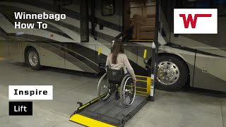 Winnebago Inspire How To Wheelchair Lift [upl. by Lletram187]