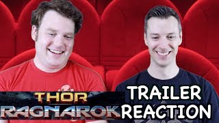 Thor Ragnarok  Official Comic Con Trailer Reaction [upl. by Daney103]