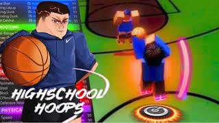 HIGHSCHOOL HOOPS THIS IS THE BEST BIGMAN BUILD TO EXIST ON HIGH SCHOOL HOOPS ROBLOX [upl. by Lorien872]