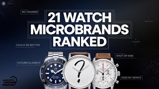 21 Affordable Watch Microbrands Ranked The 2024 Tier List [upl. by Neely36]