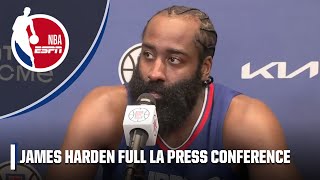 James Hardens Introductory LA Clippers Press Conference FULL  NBA on ESPN [upl. by Nelg]