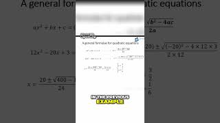 Master Quadratic Equations Solve with Ease Today ai maths simplifyfractions tutorialssimplify [upl. by Airekat]