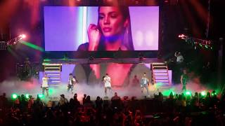 CNCO Diganle ft Leslie Grace  Live Tour [upl. by Enneiviv]