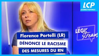 Florence Portelli dénonce le racisme des mesures du Rassemblement national  2072024 [upl. by Amimej7]