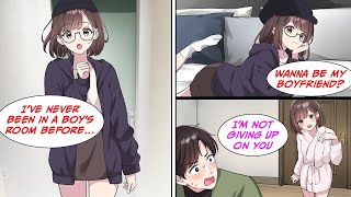 Manga Dub I unknowingly let a super star into my room and she keeps trying to be my girlfriend [upl. by Nonohcle]