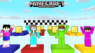 Playing a LUCKY BLOCK RACE in Minecraft [upl. by Verlee955]