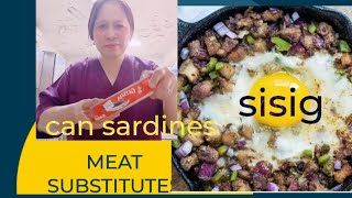 Delicious sisig recipe using can sardines [upl. by Monia]