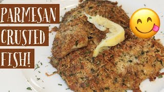 15 MINUTE DINNER  PARMESAN CRUSTED FISH [upl. by Emerej]