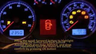 OPEL MERIVA B 2010 06 How to reset service light indicator [upl. by Intihw]