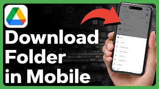 How To Download A Folder From Google Drive In Mobile [upl. by Eninej582]