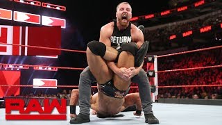 Dean Ambrose vs Drew McIntyre Raw Sept 17 2018 [upl. by Aridatha153]