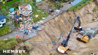 Hemsby Coastal Erosion  Storm Aftermath [upl. by Carilla]