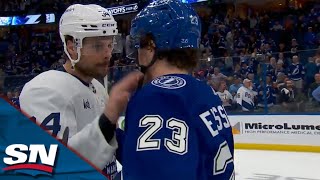 Maple Leafs And Lightning Exchange Handshakes Following Torontos Game 6 Victory [upl. by Sorcha65]