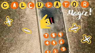 Mind blowing🤯Calculator magicmagictrick calculatormagic magic 마술 계산기마술 [upl. by Ahsoem]