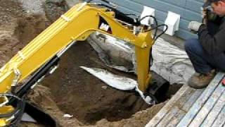 Daniels Home made excavator [upl. by Einimod]