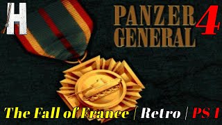 Panzer General  The Fall of France  Retro Game  PlayStation 1  Part 4 [upl. by Noma124]