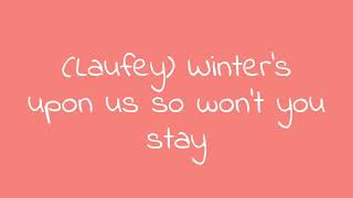 Laufey amp Dodie Clark  Love to Keep Me Warm Lyrics [upl. by Croteau]