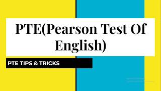 PTE Exam introduction tips tricks amp hacks Pearson English Test  Know PTE exam pattern in 5 min [upl. by Server]