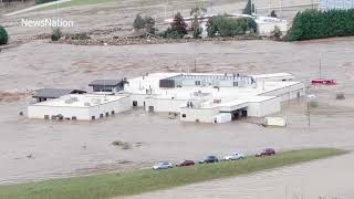 Watch patients get rescued from severe Hurricane Helene flooding on Tennessee hospital roof [upl. by Isidor]