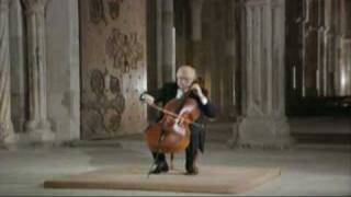 Rostropovich Plays Bach 6ii Allemande PART 2 [upl. by Eisserc]