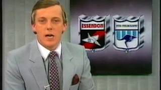 1985  Essendon vs North Melbourne highlights  Windy Hill [upl. by Rasaec]