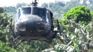 Bell UH1 Huey helicopter in Legaspi philippines [upl. by Alegnave317]