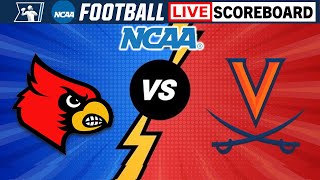 Louisville Cardinals vs Virginia Cavaliers  NCAA Football Live Scoreboard [upl. by Namso]