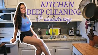 EXTREME KITCHEN MAKEOVER Clear out amp Deep Cleaning [upl. by Aleusnoc]