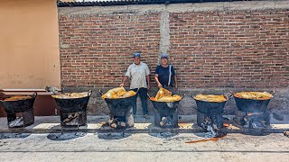 GASTRONOMÍA MICHOACANA Barbacoa a la PENCA desde cero en TARIMBARO [upl. by Mattheus867]