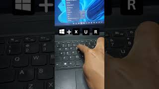 Restart laptop like a Pro windows shortcut windows10 windows11 [upl. by Elleiand]