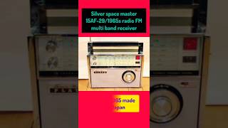 15AF29 Radio model silver space master FM with multi band 1965svintage radionew viral video [upl. by Joh]