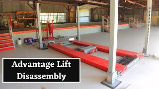 Advantage Car Lift Disassembly [upl. by Anyd]