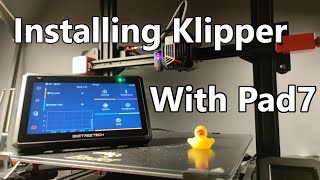 Installing Klipper on my Ender 3 Max Neo with the Pad7 from Bigtreetech [upl. by Courtney]