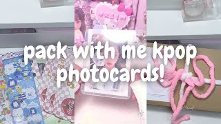 ✨🌷 packing kpop photocards 75 asmr tiktok compilation  minsbymon [upl. by Erv]