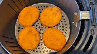 Air Fryer Frozen Chicken Patties  works with Tyson Purdue Foster Farms any brand breaded patty [upl. by Jehu]