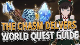 Genshin ImpactWorld Quest  The Chasm Delvers  PART55 [upl. by Ailima380]