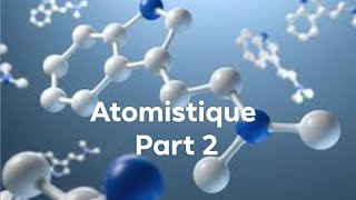 chapitre 1 chimie SNV L1 ATOMISTIQUE PART 2ðŸ“ [upl. by Elyac]