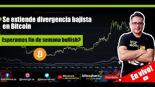 🔥Se extiende divergencia bajista en bitcoin esperamos fin de semana bullish🔥 [upl. by Attennaj]