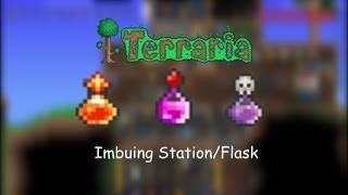 Estación de Imbuición y los Frascos  Tutorial Terraria 12 en español [upl. by Acinelav460]