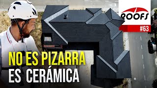 Cómo instalar Teja Cerámica Plana Pizarra sin cemento  ROOFS 🔴 [upl. by Lluj]