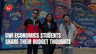 UWI economics students share their budget thoughts [upl. by Noved]