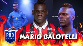 FIFA 22 Mario Balotelli Pro Clubs Creation [upl. by Peggir]