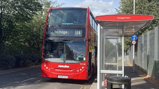 Metroline Bus Route U4TE1748SN09 CGK Prologis Park  Uxbridge [upl. by Coralyn]