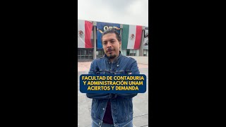 Contaduría y Administración en la UNAM Todo sobre aciertos y demanda [upl. by Ylime]