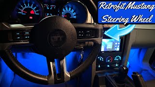 How to retrofit 2010 Mustang steering wheel into a 20052009 Mustang S197 [upl. by Wald]